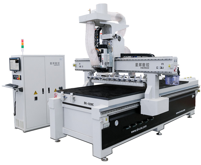 CNC EK-C Series Linear Pre Labeling Tool Changing Nesting Machine