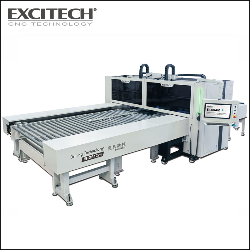 Through Feed Six Sided Drilling Machine with Double Work Zone